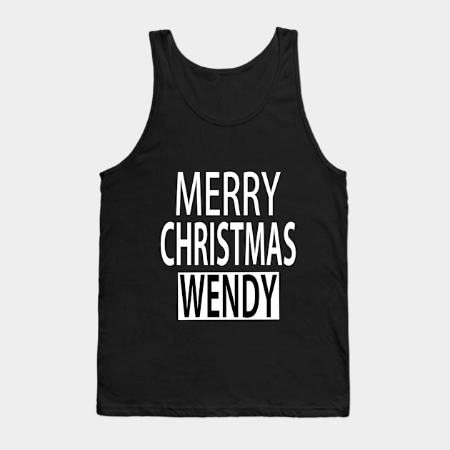 Merry Christmas Wendy Tank Top by ananalsamma